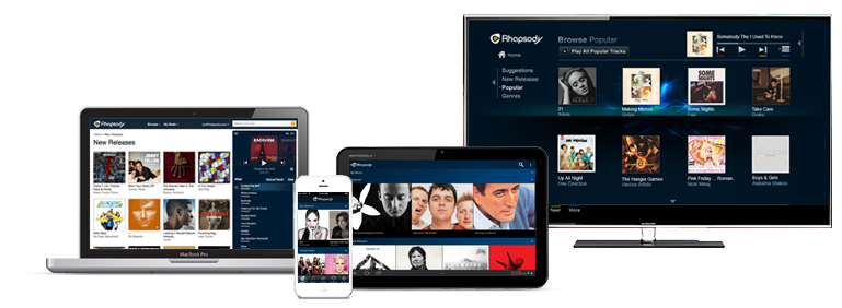 Rhapsody on a variety of devices