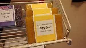 Butter Beer soap at Game Paradise.