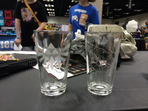 Zelda and Firefly pint glasses!